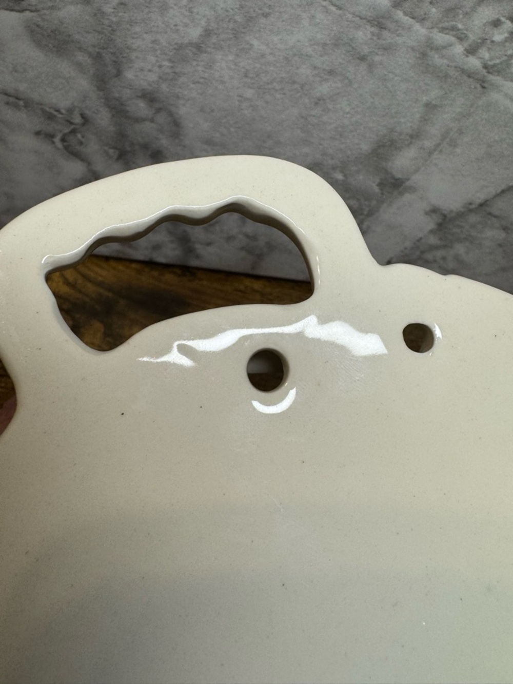 Vintage Ceramic Teapot Wall Pocket Vase Floral Cottage Decor - Picture 5 of 7
